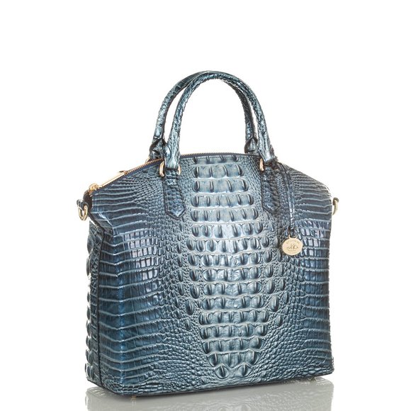 NWT BRAHMIN LG DUXBURY AQUARIUS HANDBAG LEATHER - Picture 2 of 6